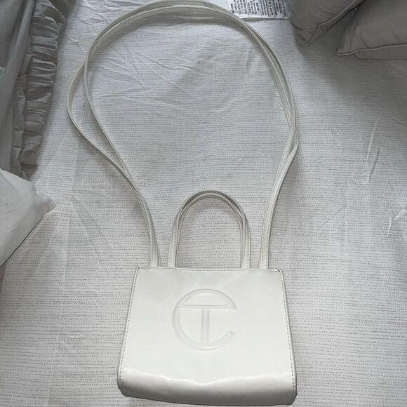 Telfar TF012WTS Women's Shopping Bag - White - Picture 1 of 3